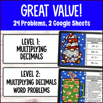 Multiplying Decimals Digital Activity — preview page 2 of 4