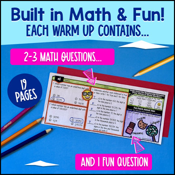 Place Value 4th Grade Warm Ups — preview page 2 of 4