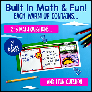 Real Number System 8th Grade Math Warm Ups CCSS Bell Ringers Rational Irrational — preview page 2 of 4