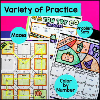 Rational Numbers, Integers, Conversions Guided Notes BUNDLE — preview page 3 of 4