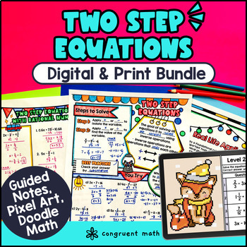 Two Step Equations Rational Numbers