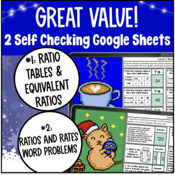 Ratios & Rates Digital Pixel Art — preview page 2 of 4