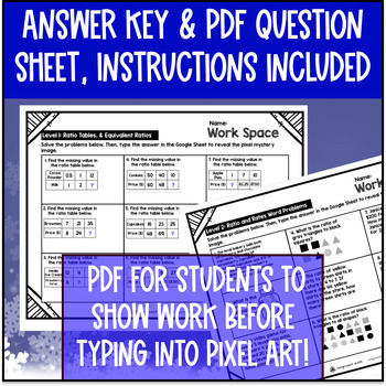 Ratios & Rates Digital Pixel Art — preview page 4 of 4