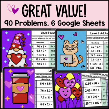 Decimal Operations Digital Pixel Art — preview page 2 of 4