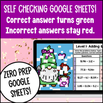 Decimal Operations Digital Pixel Art — preview page 3 of 4