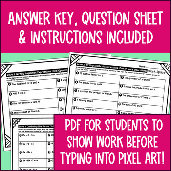 Expressions Pixel Art Unit BUNDLE — preview page 4 of 4