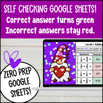 Fraction Operations Digital Pixel Art Add Subtract Multiply Divide Fractions — preview page 3 of 4