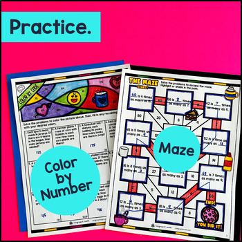 Multiplication as a Comparison Guided Notes w Doodles 4th Grade CCSS 4.OA.A.1 — preview page 3 of 4