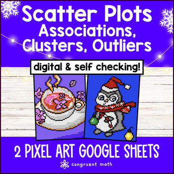Thumbnail for Associations Trends Scatter Plots Digital Pixel Art Linear Nonlinear [winter]