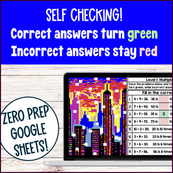 Multiplicative Comparison Digital Pixel Art Multiplication Division Word Problem — preview page 3 of 4