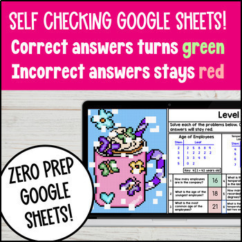 Dot Plots, Histograms, Stem and Leaf Plots Digital Pixel Art — preview page 3 of 4