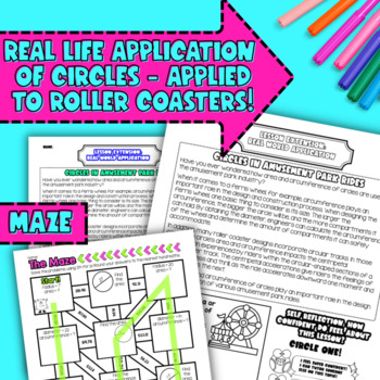 Area and Circumference of Circles Topic BUNDLE — preview page 3 of 4