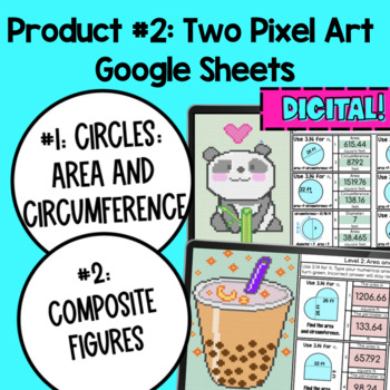 Area and Circumference of Circles Topic BUNDLE — preview page 4 of 4