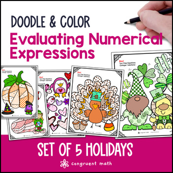 Evaluating Numerical Expressions Holiday