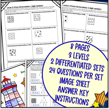 Prime Factorization — preview page 4 of 4