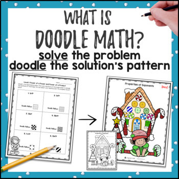 Exponents and Scientific Notation Doodle Math BUNDLE — preview page 2 of 4