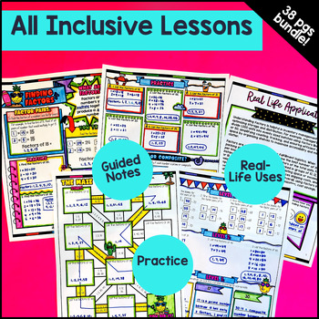 Number Patterns, Factors and Multiples, Prime Composite Guided Notes — preview page 4 of 4