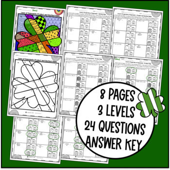 Product & Quotient Exponent Rules Properties Doodle & Color by Number Worksheets — preview page 4 of 4