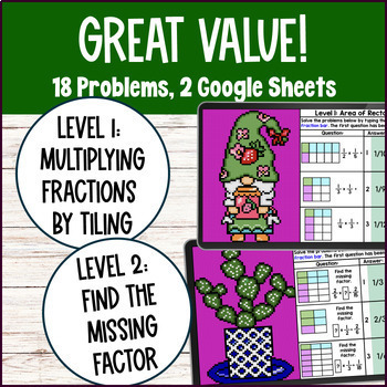 Multiplying Fractions by Tiling — preview page 2 of 4