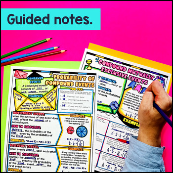 Probability of Compound Events Guided Notes w/ Doodles — preview page 2 of 4