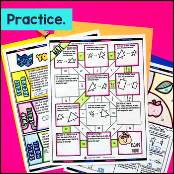 Scale Drawings Scale Factors Guided Notes & Doodles — preview page 3 of 4