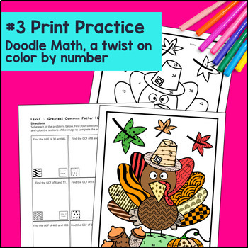 GCF and LCM Digital & Print Bundle — preview page 4 of 4