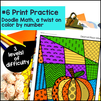 Decimal Place Value Chart Digital & Print Bundle — preview page 4 of 4