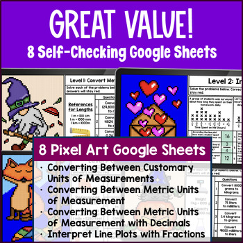 Measurement Units & Data Pixel Art Unit BUNDLE — preview page 2 of 4