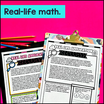 Cross Sections of 3D Figures Guided Notes w/ Doodles — preview page 4 of 4