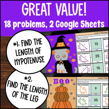 Pythagorean Theorem Digital Pixel Art — preview page 2 of 4