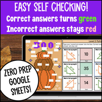 Pythagorean Theorem Digital Pixel Art — preview page 3 of 4