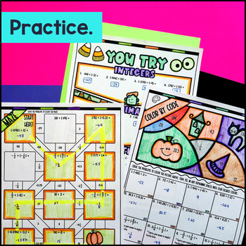Multiplying and Dividing Rational Numbers Fractions Decimals Guided Notes BUNDLE — preview page 3 of 4