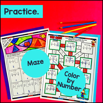Decomposing Fractions Numerators Denominators Guided Notes w Doodles 4.NF.B.3b — preview page 3 of 4