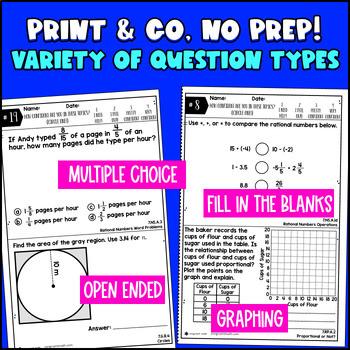 7th Grade End of Year Math Activities — preview page 3 of 4