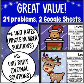 [Winter] Unit Rates Digital Pixel Art — preview page 2 of 4