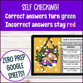 Place Value: Standard & Expanded Form Digital Pixel Art — preview page 3 of 4