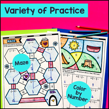 Fractions Adding Subtracting Multiplying Dividing Guided Notes with Doodles — preview page 3 of 4