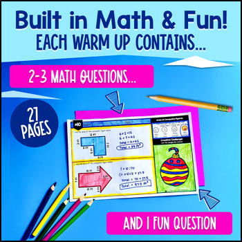 Plane Geometry &  Angle Pair Relationship 7th Grade Warm Ups CCSS Bell Ringers — preview page 2 of 4