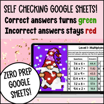 Multiplying & Dividing Decimals by Decimals Whole Numbers Digital Pixel Art CCSS — preview page 3 of 4