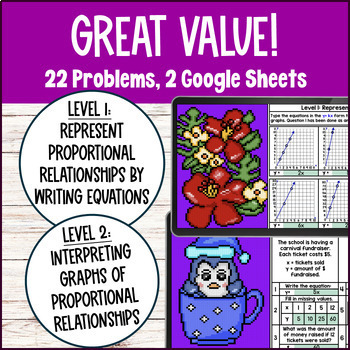 Represent & Interpret Proportional Relationships Pixel Art — preview page 2 of 4