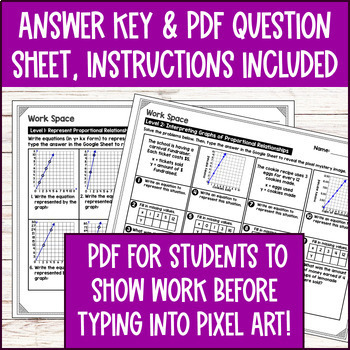 Represent & Interpret Proportional Relationships Pixel Art — preview page 4 of 4