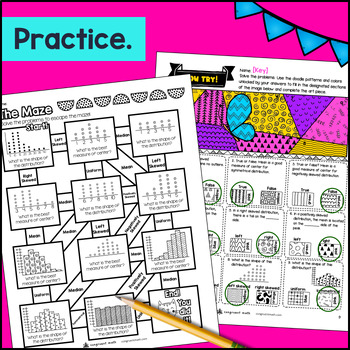 Shapes of Distribution Guided Notes — preview page 3 of 4