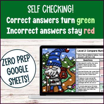 Multiplicative Comparison Word Problems Digital Pixel Art 4th Grade 4.OA.A.2 — preview page 3 of 4