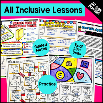 Surface Area and Volume of Prisms Guided Notes — preview page 4 of 4