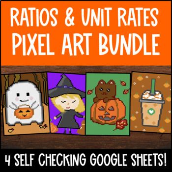 [Thanksgiving] Ratios and Rates Digital Pixel Art Equivalent Ratio Table