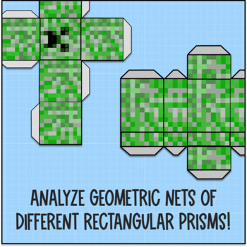 Surface Area and Volume of 3D Shape Nets Math Project — preview page 2 of 4