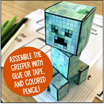Surface Area and Volume of 3D Shape Nets Math Project — preview page 4 of 4