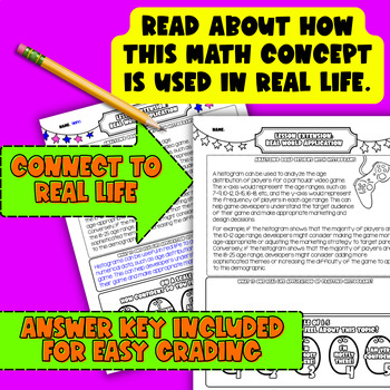 Histograms Guided Notes w/ Doodles — preview page 4 of 4
