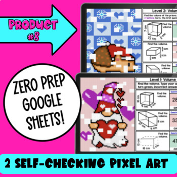 Surface Area & Volume of Rectangular Prisms Topic BUNDLE — preview page 4 of 4