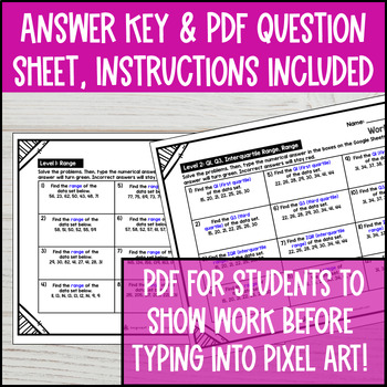 Measures of Variability Digital Pixel Art BUNDLE — preview page 4 of 4